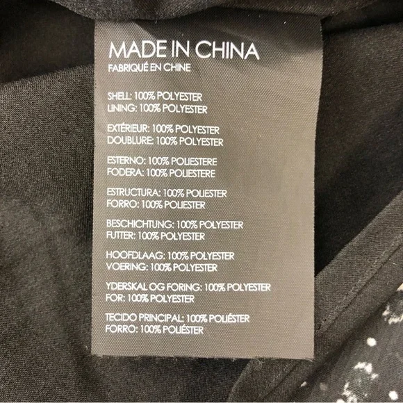 Club Monaco black Swiss dot jacquard ruffle lined mini skirt Size 4 - Picture 8 of 9